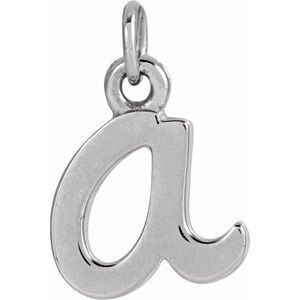 Sterling Silver Petite Initial A Pendant