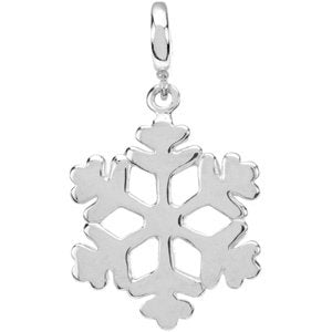 Sterling Silver Snowflake Charm/Pendant