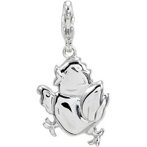 Sterling Silver Baby Chick Charm/Pendant