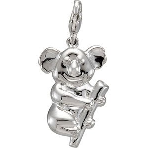 Sterling Silver Koala Bear Charm/Pendant