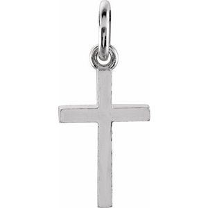 Sterling Silver Posh Mommy® Cross Charm/Pendant
