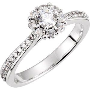 14K Yellow 1/6 CTW Natural Diamond Band