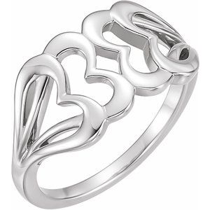 Sterling Silver Heart Ring