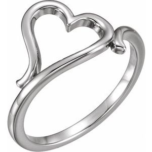 Sterling Silver Heart Ring