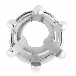 Sterling Silver 4 mm Round Slide Pendant