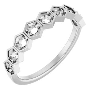 Sterling Silver 2.2 mm Round Stackable Ring