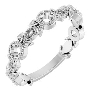 Sterling Silver Leaf Ring