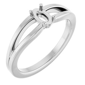 Sterling Silver Solitaire Youth Ring