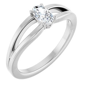 Platinum Sapphire Youth Solitaire Ring