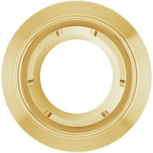 14K Yellow 3 mm Round Slide Pendant