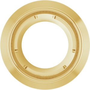 14K Yellow 3.5 mm Round Slide Pendant