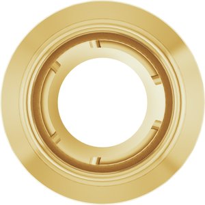 14K Yellow 2.5 mm Round Slide Pendant