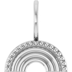 Sterling Silver Rainbow Charm/Pendant