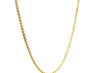 14k Yellow Gold Solid Round Box Chain 1.6 mm